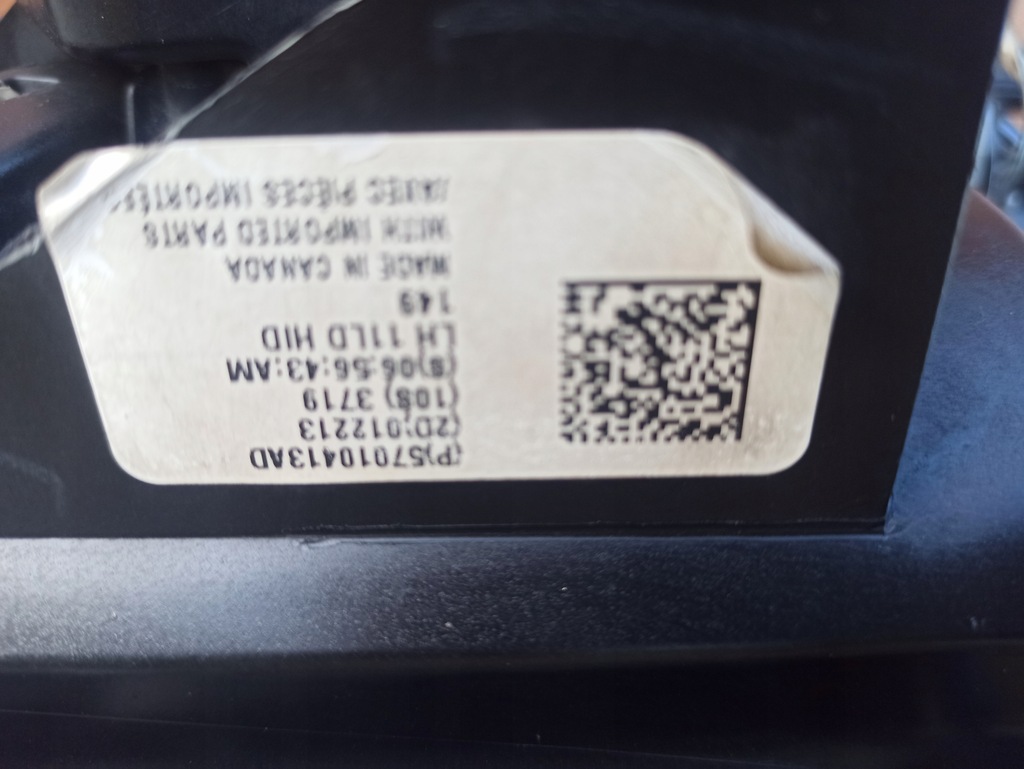 фото №9, Фара ксенон лівий dodge charger 57010413ad usa