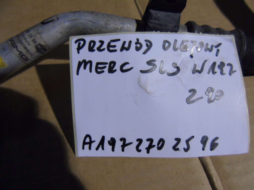 фото №4, Idealny шланг масляний mercedes sls w197 1