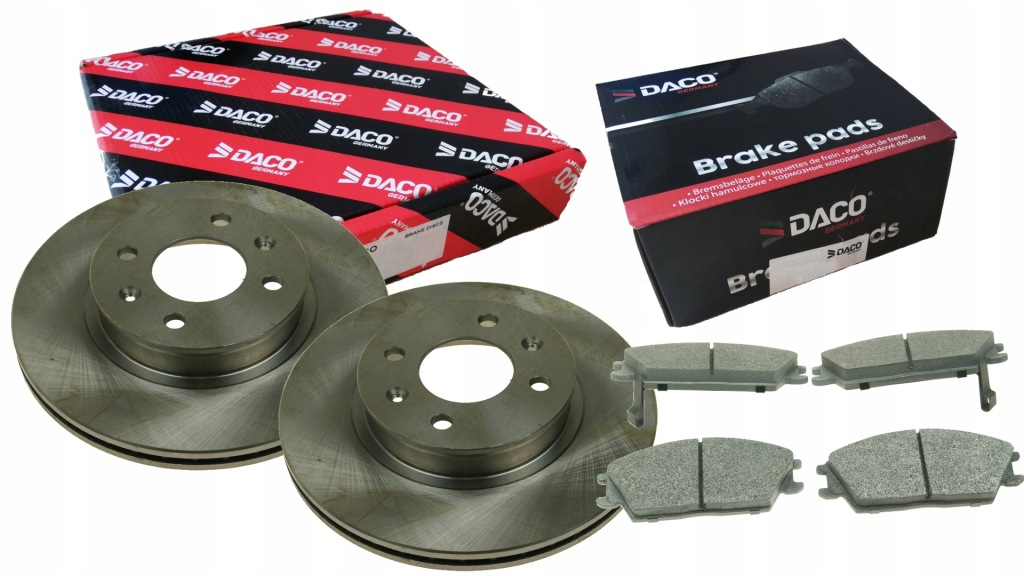 фото №1, Гальмівні диски + гальмівні колодки hyundai getz 2002-2009 256mm перед