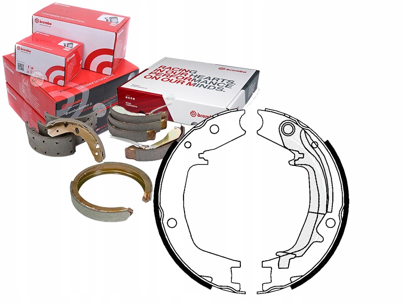 фото №1, Brembo тормозные колодки тормозные hyundai santa fe i 2.7 4x