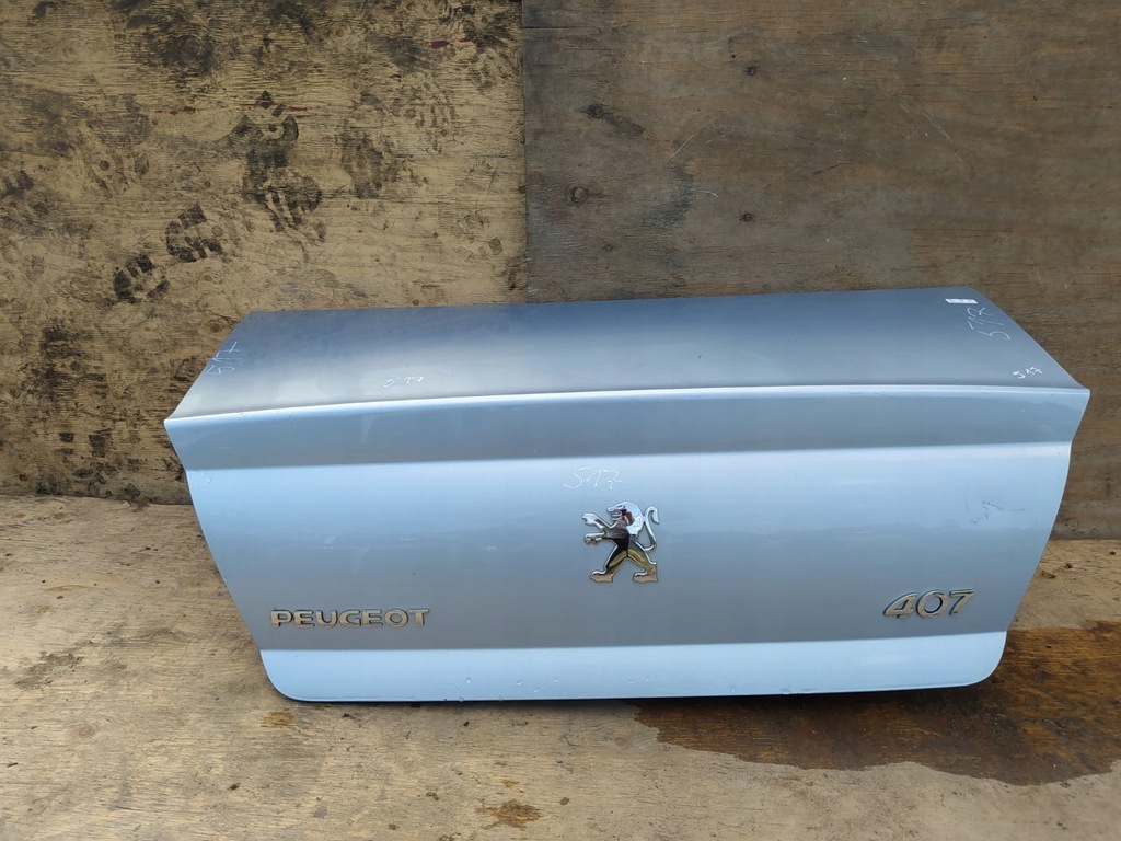 фото №1, Peugeot 407 i sedan кришка багажника задня eylc