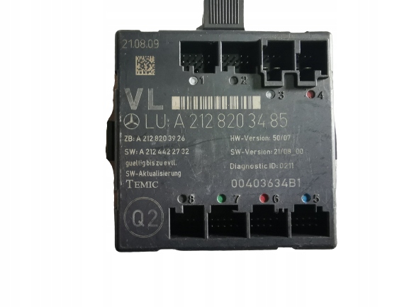 фото №1, Mercedes модуль блок керування двері 2128203485