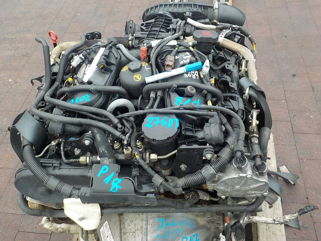 фото №10, Jaguar s-type 2.7 tdv6 двигатель eld11 276dt kompletny