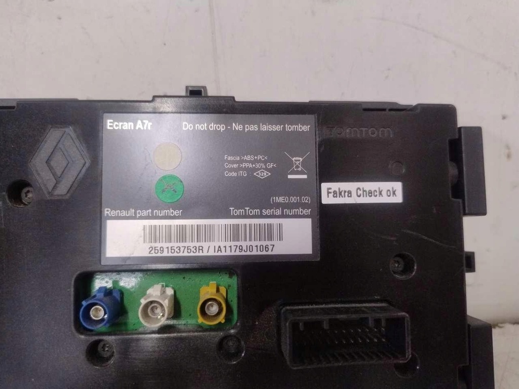 фото №3, Дисплей renault scenic iii 259153753r