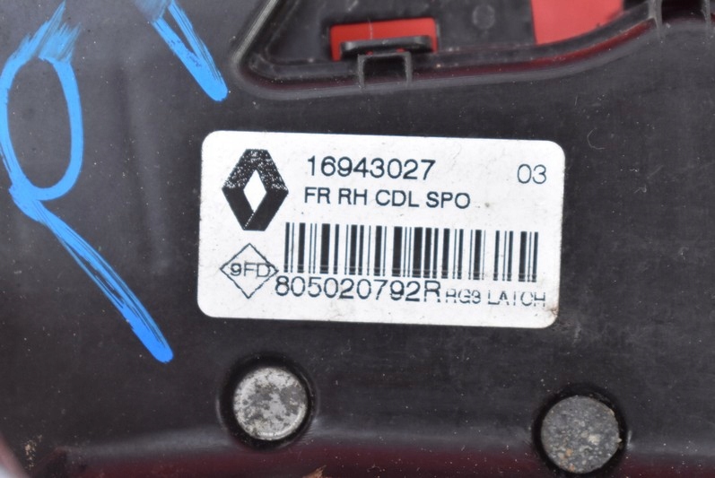 фото №6, Замок двері правий перед передній eu 805020792r renault talisman 1 i 15-22