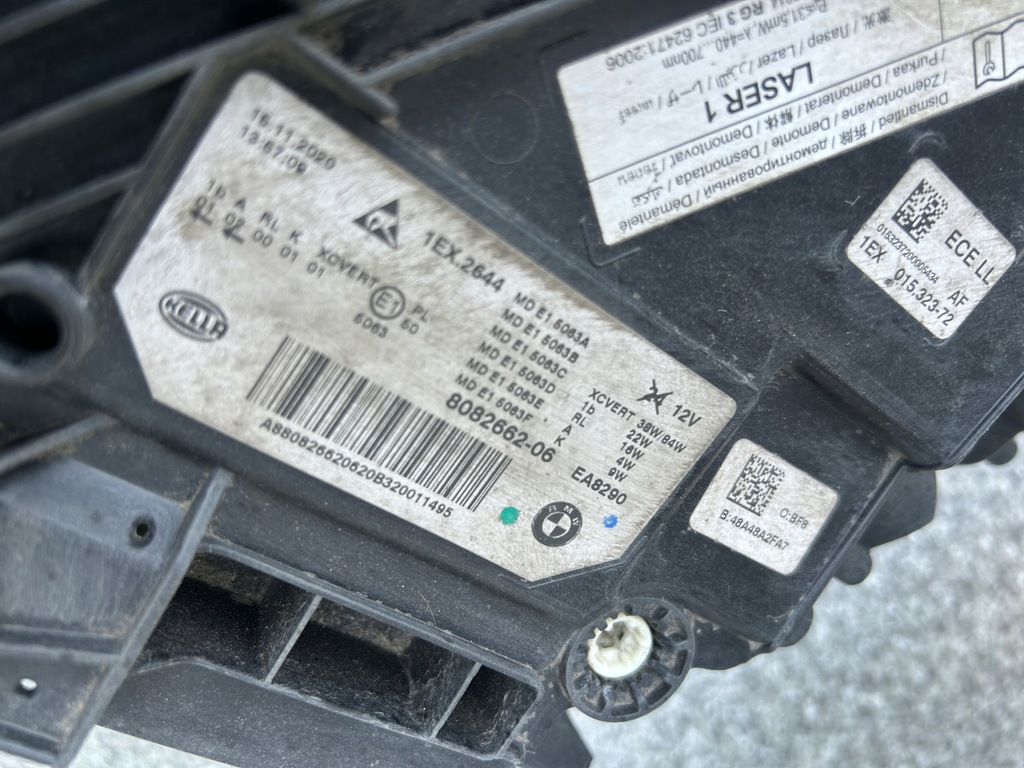 фото №9, Лампа правая передняя bmw 5 g30 g31 lift m5 f90 laser 8082662 poznań