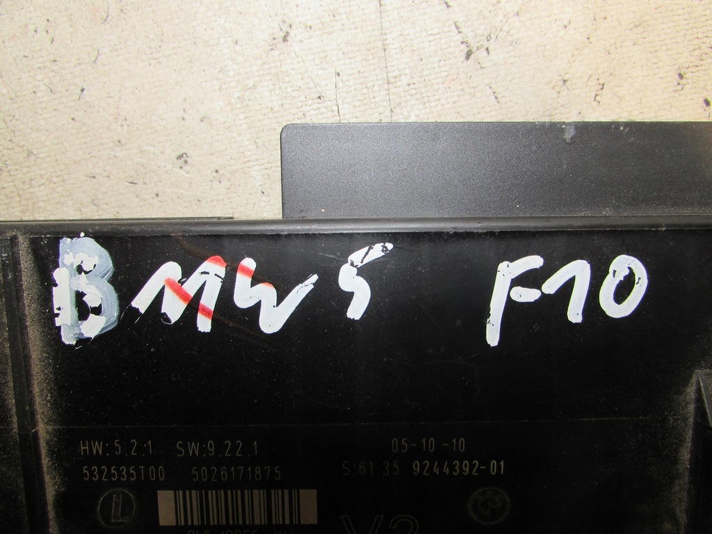 фото №8, Модуль блок керування комфорту bmw 5 f10 f11 pl6 jbbfe iii v2 9244392 61359244392