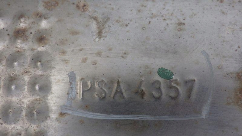 фото №8, Гаситель колебаний труба выхлоп 15 tys. km peugeot 208 i 1.2 vti psa4357 psa4356