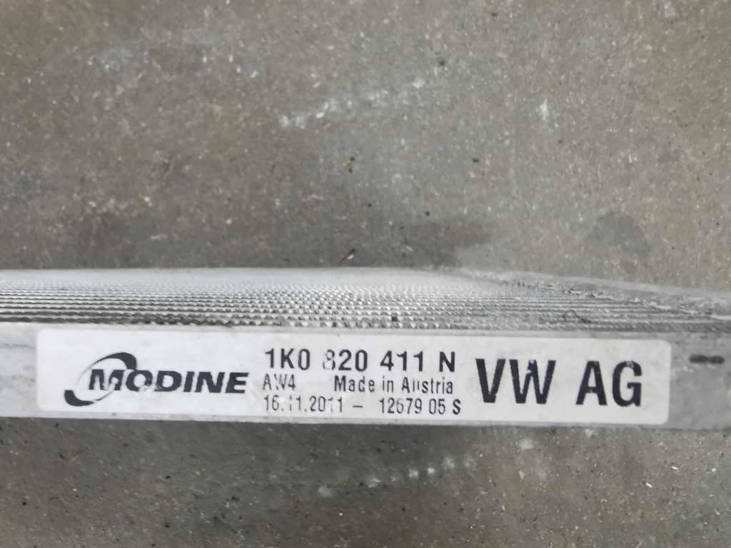 фото №7, Радіатор кондиціонера audi skoda seat 1k0