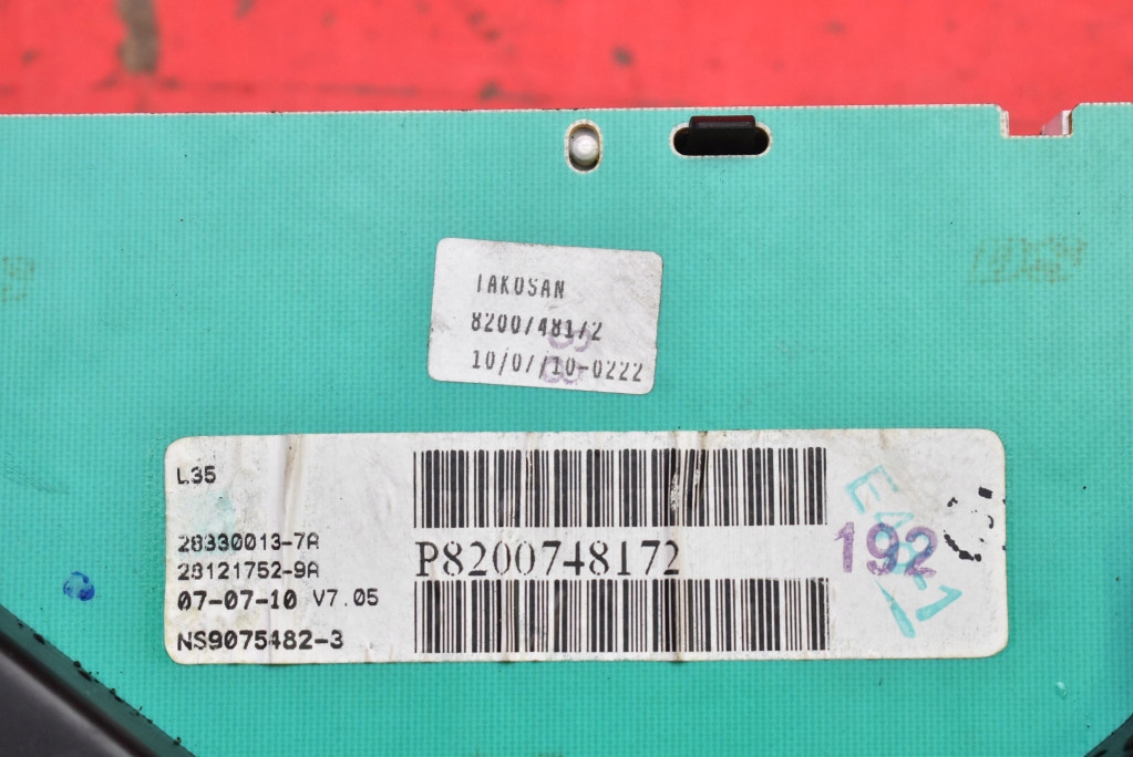 фото №8, Лічильник прилади eu p8200748172 renault thalia 2 ii 1.2 16v 75 km 08-12