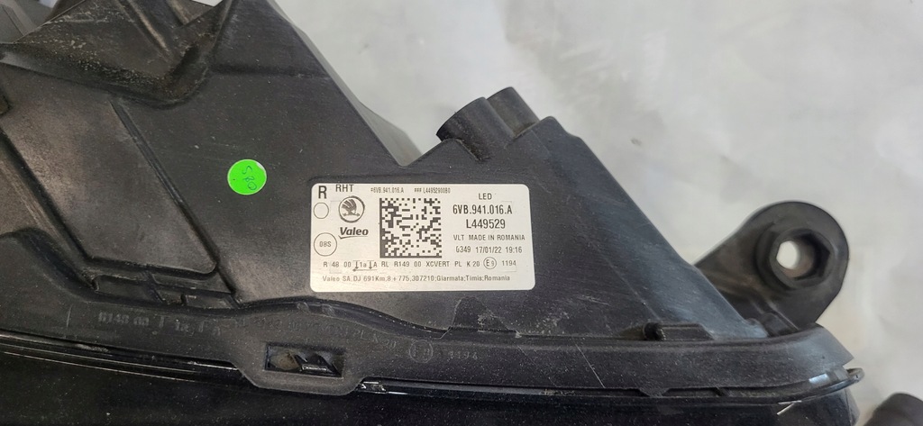 фото №11, Skoda fabia iv full led лампа правая idealna