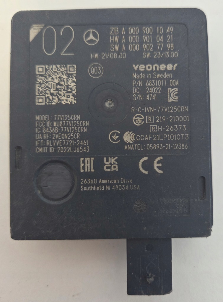 Купити Асистент поперечина датчик мертвого pola mercedes a0009001049