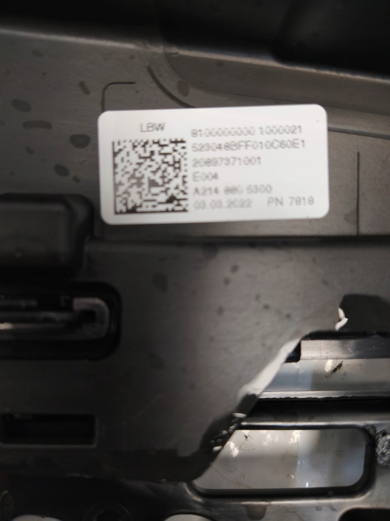 фото №12, Mercedes klasa e w214 e решётка радиатора бампера перед камера решётка радиатора