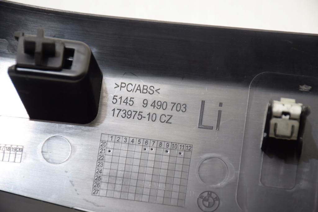 фото №9, Bmw ix i20 ліва корпус захист обшивка стійка a панелі приладової панелі