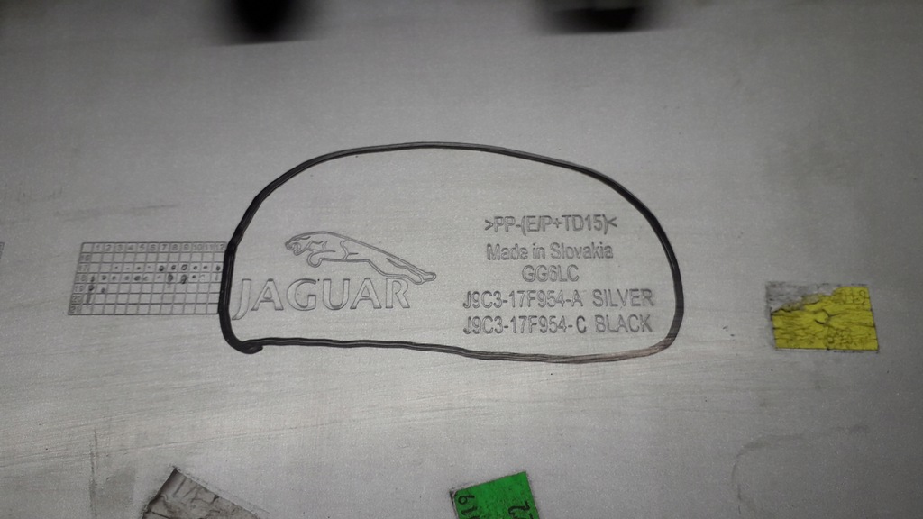 фото №8, Jaguar e-pace накладка диффузор бампера задняя