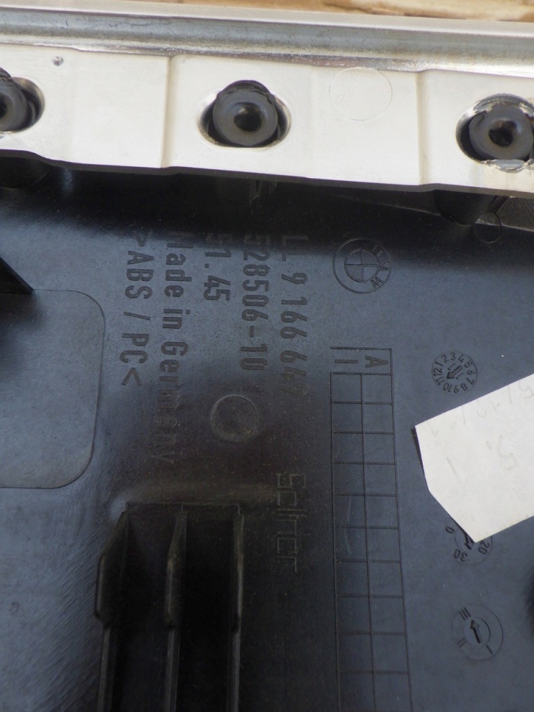 фото №7, Bmw 5 f10 f11 молдинг dekor консолі решітка 9166647