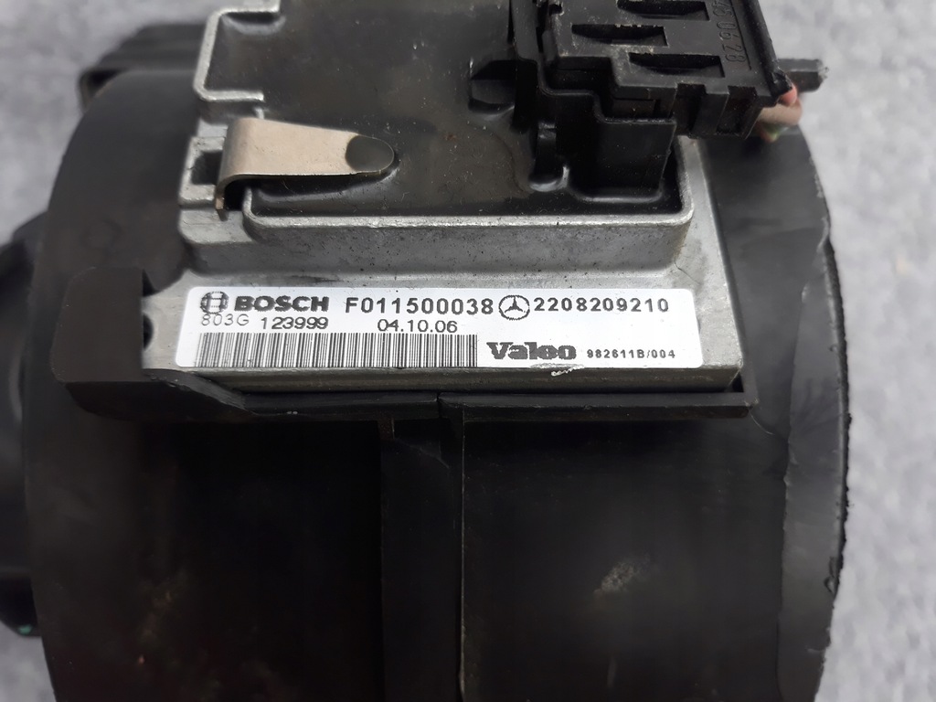 фото №5, Вентилятор отопителя mercedes w164 ml