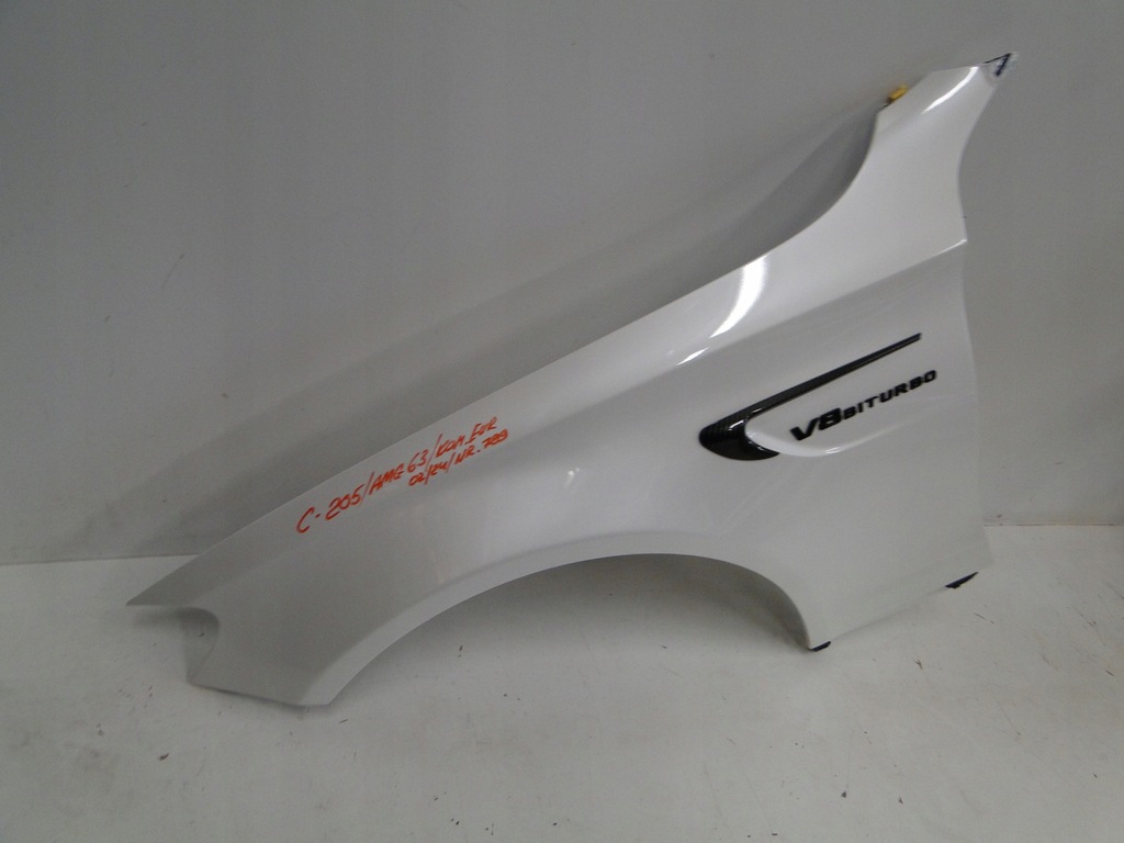 фото №8, Mercedes c klasa 205 kompletny перед капот бампер крылья лампы c63s 799