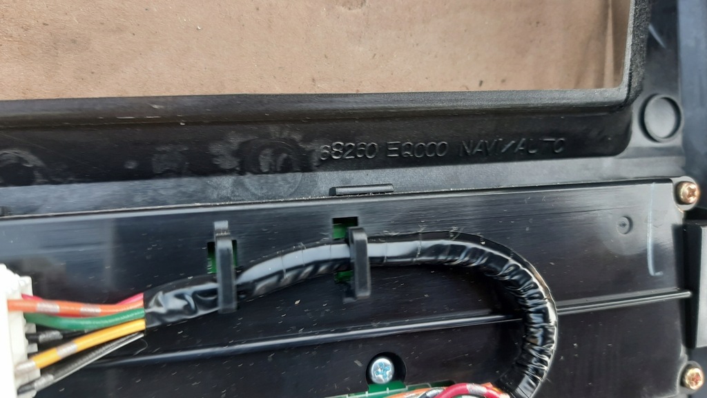 фото №8, Панель рамка кондиционер навигации nissan x-trail t30