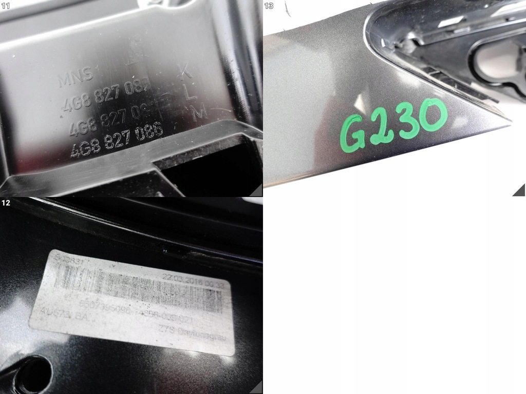 фото №12, Audi rs7 s7 a7 4g8 c7 10-18 lift накладка спойлер спойлер крышки задняя цвет z7s