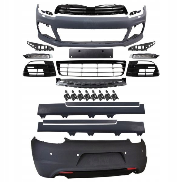 фото №1, Кузов kit vw scirocco 08-14 look r20