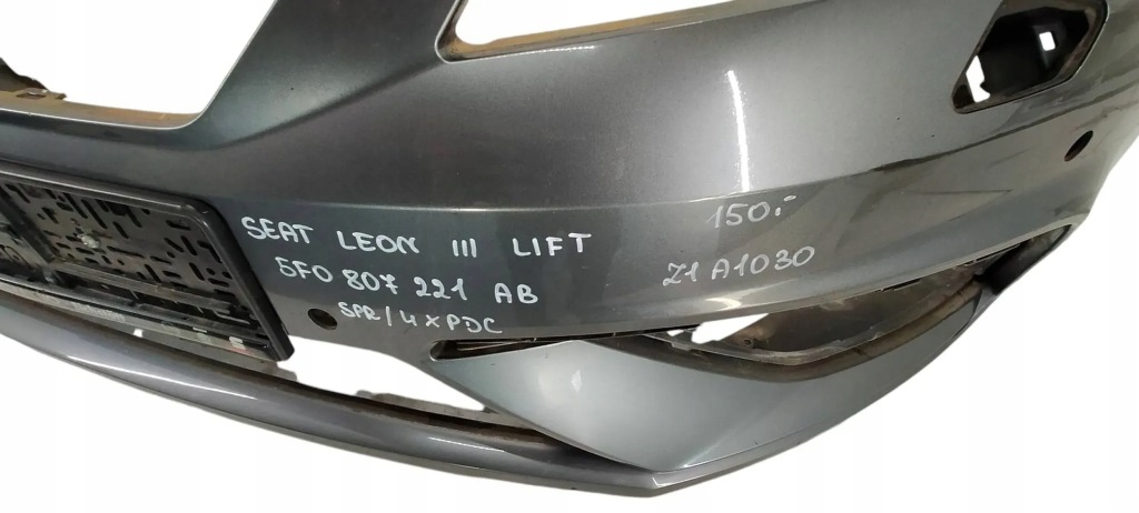 Seat leon 3 3 рестайлинг  5f 17-20 бампер передний перед 5f0807221ab 4xpdc с Разборки