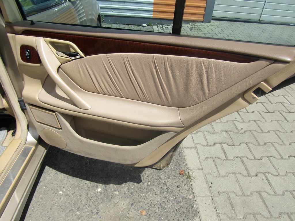 фото №14, Mercedes w210 99-03 lift сиденье левый правый заднее сиденье задняя обивка дверь