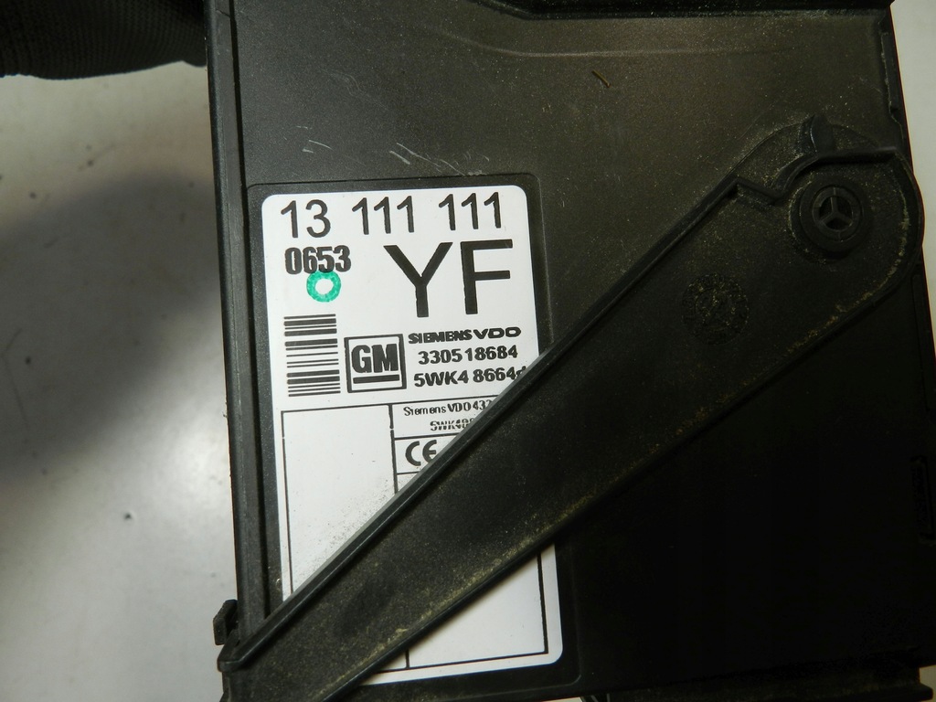 фото №6, Набір стартовий бортовий комп'ютер двигуна імобілайзер opel corsa c 1.2 16v 55352622