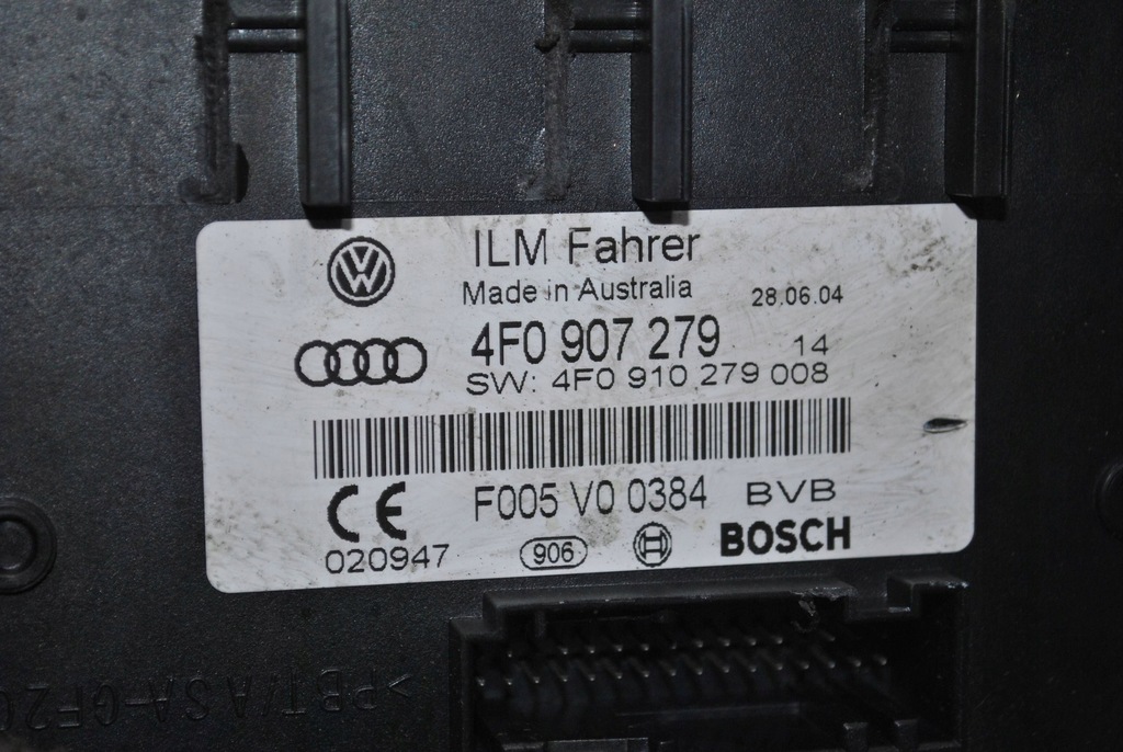 фото №6, Модуль блок керування світла audi a6 c6 4f0907279