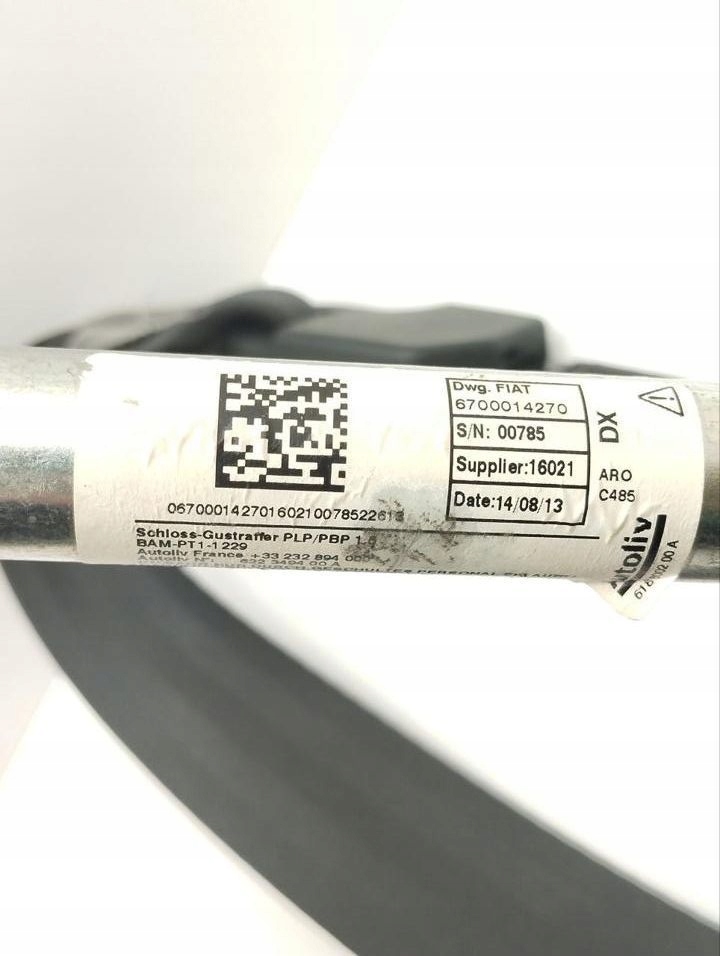 фото №8, Maserati quattroporte 2014 pas безпеки сидіння передній 6700014270