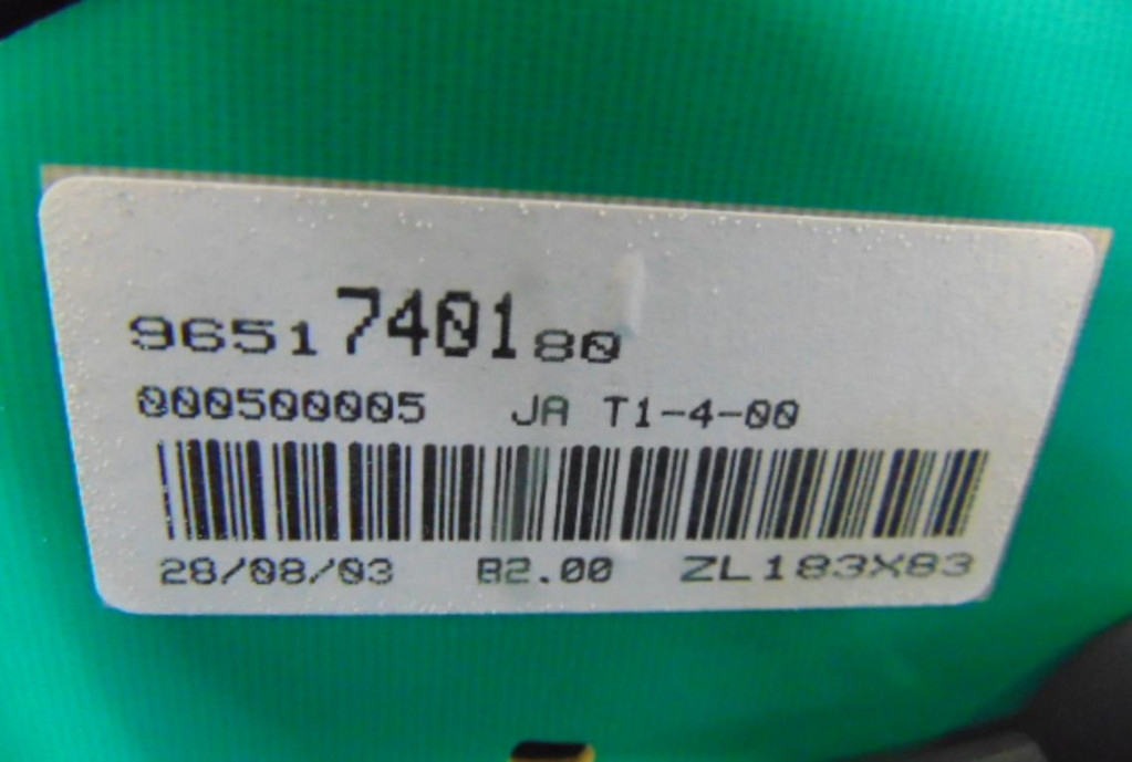 фото №7, Peugeot 206 1.1b счетчик 9651740180