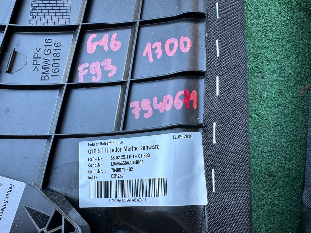 фото №5, Обивка обшивка сиденья bmw 8 m8 g16 f93 7940671 7940672