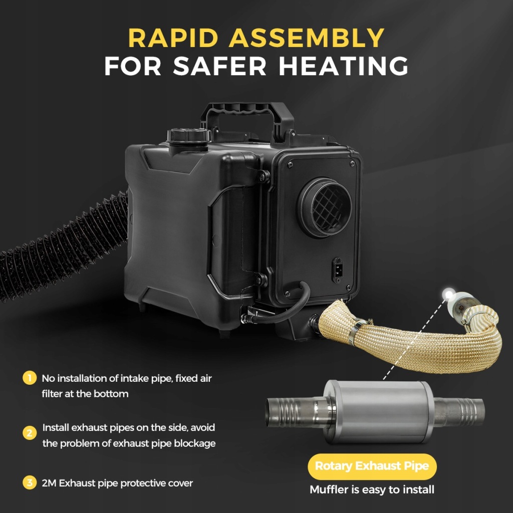 Обігрівач стояночний gsm lte-4/5g bt 8kw 12v 230v webasto авто on/off lcd в Україні