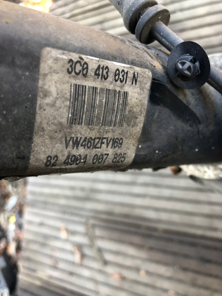 фото №7, Vw passat b6 амортизаторна стійка лівий перед поворотний кулак 3c0413031n