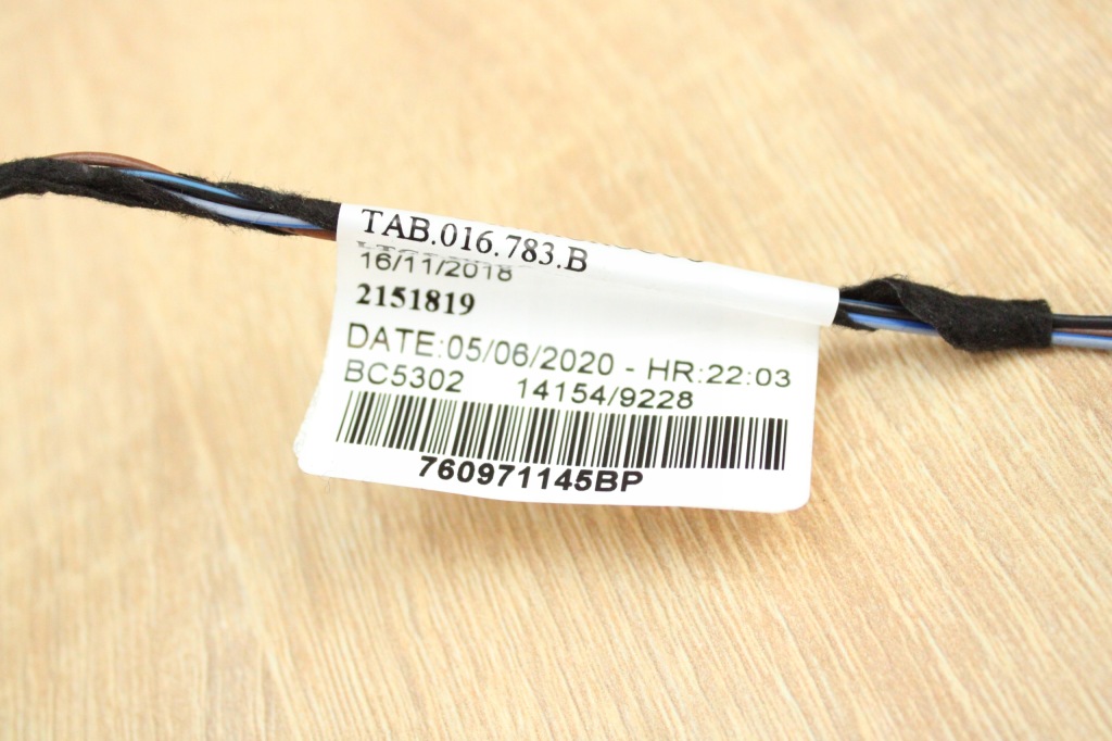 Оригинал  жгут электропроводка крышки багажника vw touareg iii 760971145bp 13km с Разборки