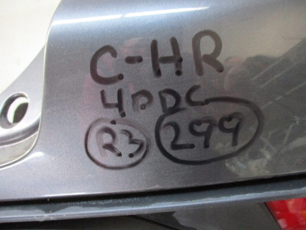 фото №8, Бампер toyota chr c-hr 4x pdc задня задній