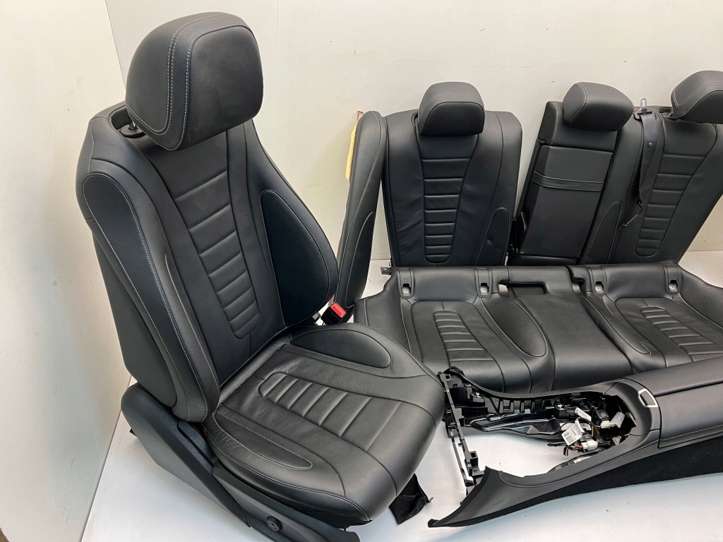 фото №8, Mercedes cls w257 салон сиденья кожа заднее сиденье комплект europa n