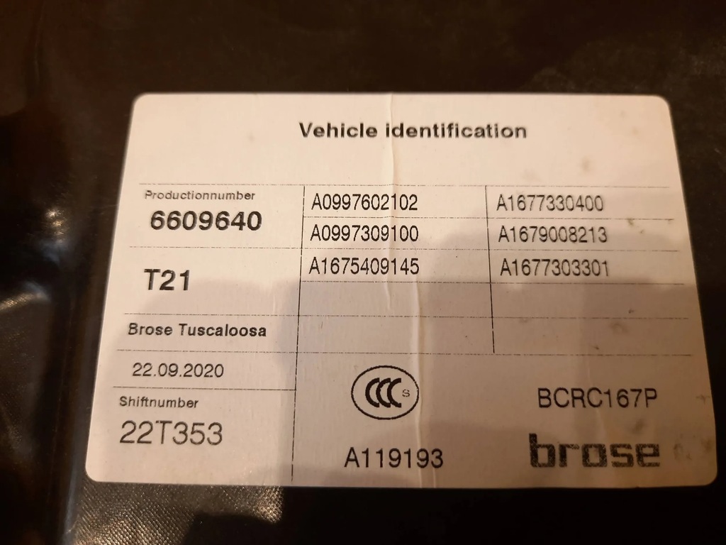 фото №10, Mercedes-benz gle w167 підйомник механізм скло задня лівий