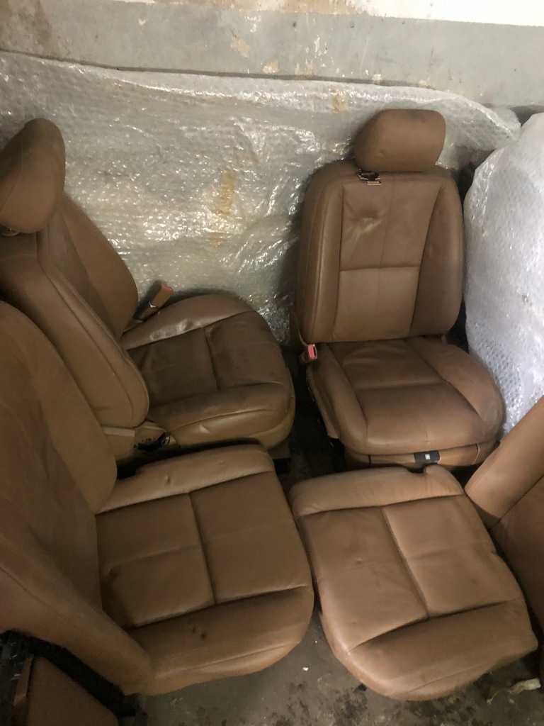 фото №7, Mercedes w221 сиденья кожа заднее сиденье обивка
