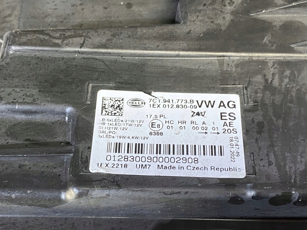 фото №8, Vw crafter лампа левая перед 7c1941773b