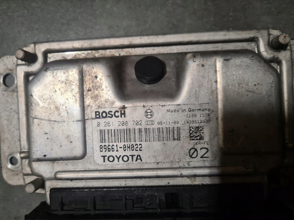 фото №6, Бортовой компьютер двигателя 89661-0h022 citroen c1 aygo 107