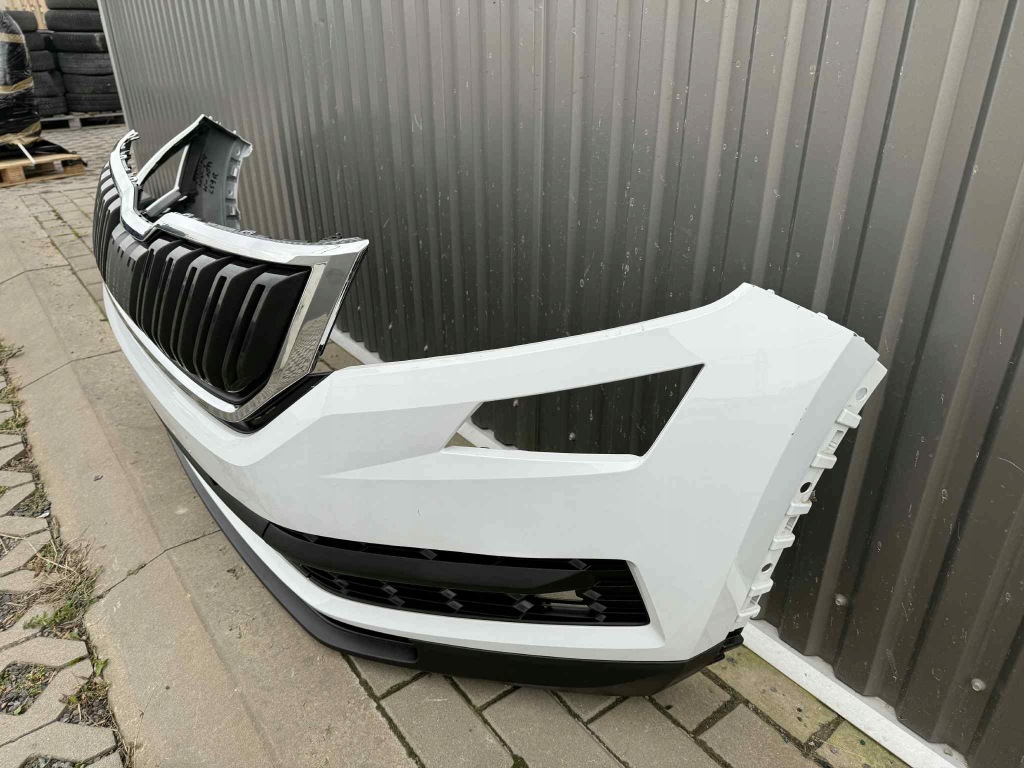 Skoda kodiaq 1 бампер перед передний комплектный  решётка радиатора ls9r 4xpdc 2016-2021r. с Разборки