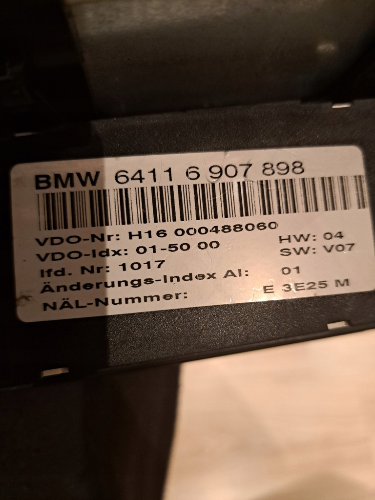 фото №7, Bmw 3 e46 радіо заводський reverse касета + панель обдув + рамка