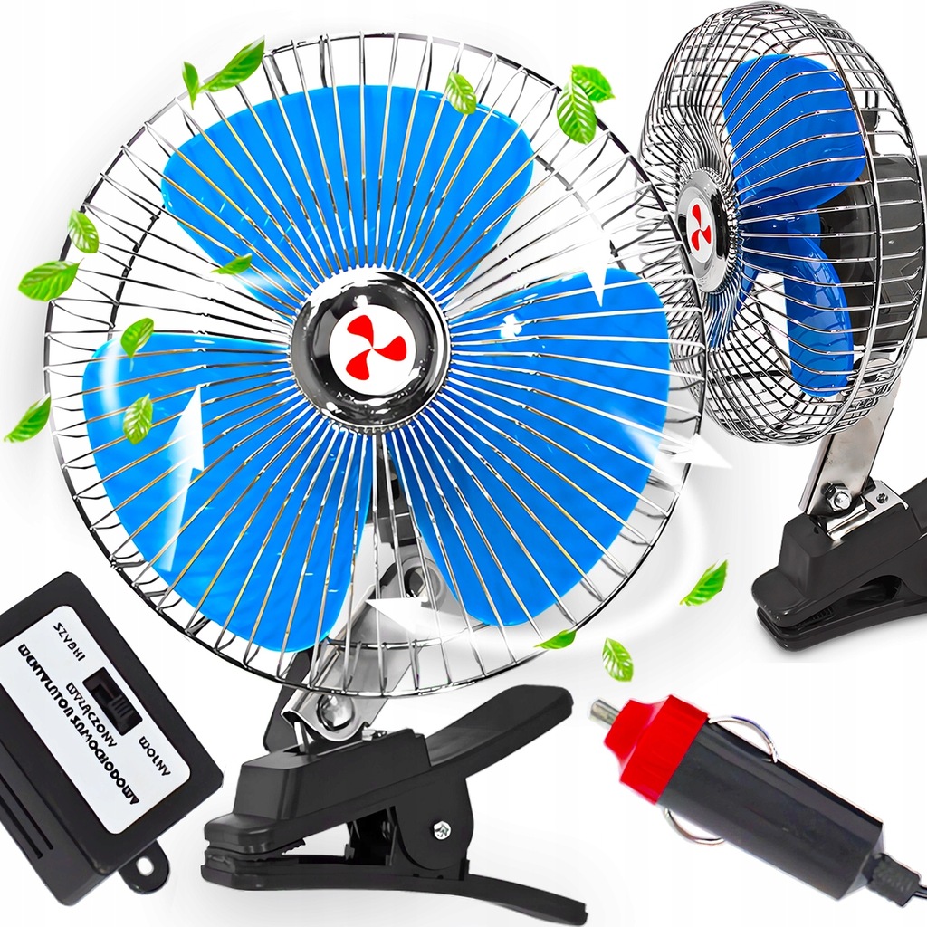 фото №1, Вентилятор вентилятор автомобильный поворотный 12v