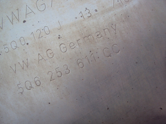 фото №6, Гасник вихлоп vw golf vii fl 1.6 tdi dsg 16-