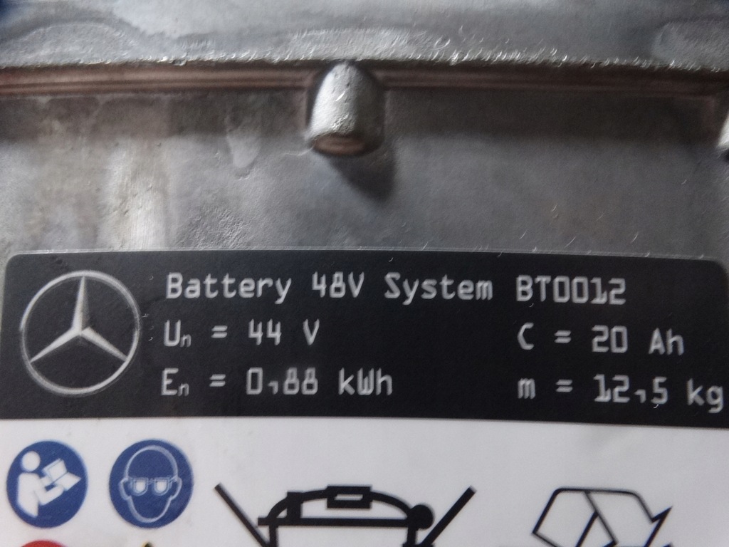 фото №6, Акумулятор пусковий гібрид mercedes w223 w232 w206 1