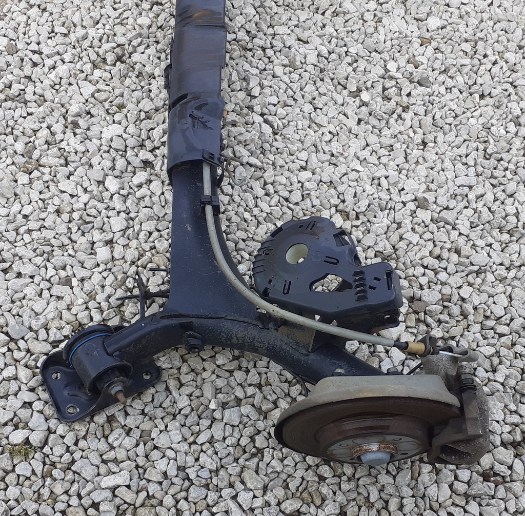 фото №6, Citroen ds4 11-18 балка підвіска oś задня комплектна гальмівні диски