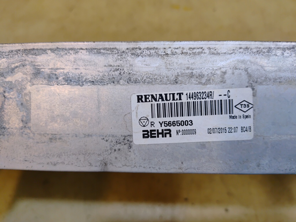 Mercedes citan w415 kangoo 1.5 cdi радиатор интеркулер 144963234r Недорого