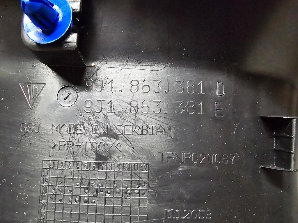 фото №9, Захист накладка поріг ліва перед porsche taycan 9j1