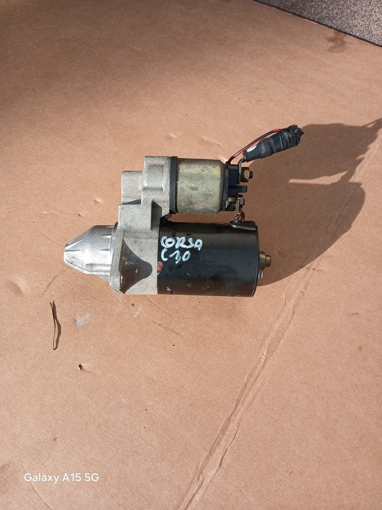 фото №1, Стартер bosch оригинал opel corsa c 1.0